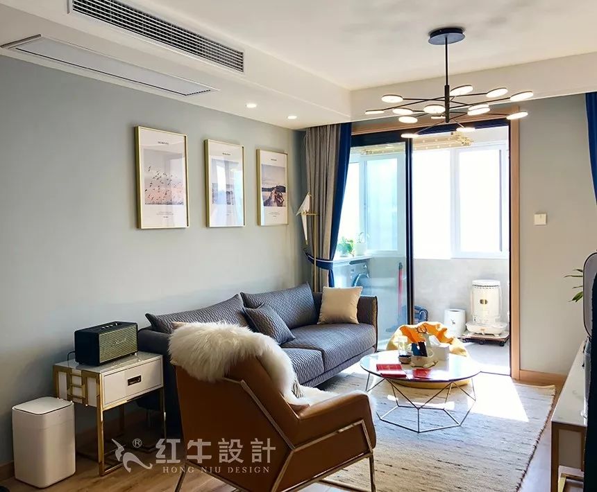 南京鳳悅北園90㎡北歐風(fēng)格--原木色與暖灰色構(gòu)造的家01