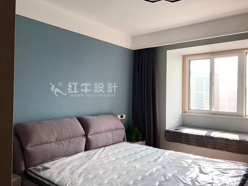南京鳳悅北園90㎡北歐風(fēng)格--原木色與暖灰色構(gòu)造的家11臥室