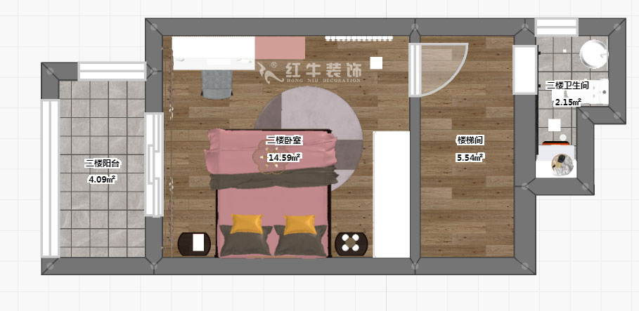 陶陽_金陵名人居1-8號(hào)-602-120㎡-現(xiàn)代簡約風(fēng)格_3室2廳2衛(wèi)（二手房裝修）_定制家￥129560_全包13萬00_06彩平圖二樓