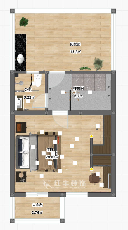 陸利民_香地美舍602-156㎡-新中式風(fēng)格_5室2廳3衛(wèi)（新房裝修）_定制家￥208000_全包25萬00_12四樓彩平圖