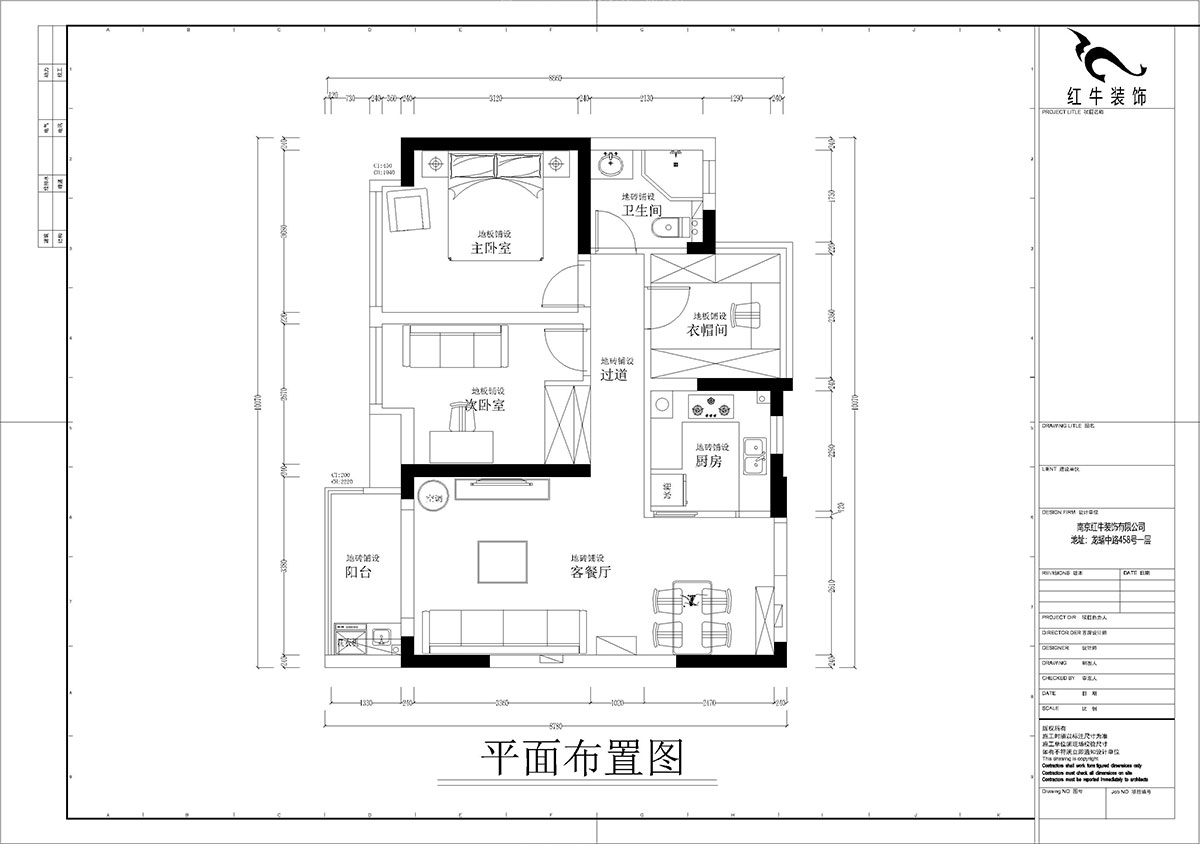 孟憲濤｜華潤幸福里10-2203-88㎡-簡約風格｜3室1廳1衛(wèi)｜新房裝修｜定制家￥118229｜全包12萬｜00_02平面布置圖