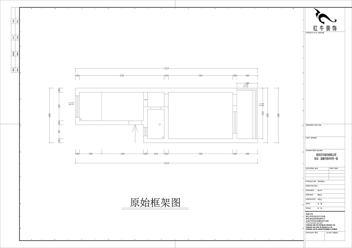 孟憲濤｜殷高巷55-301-50㎡-現(xiàn)代簡約風(fēng)格｜1室1廳1衛(wèi)｜老房裝修｜定制家｜全包8萬｜00_01原始框架圖