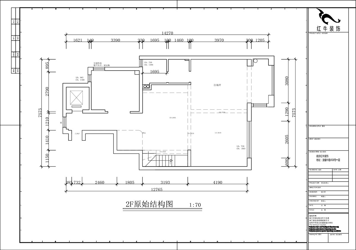 蔣?。┥紧斈芷咛栐?-205-280㎡-現(xiàn)代簡約風(fēng)格｜復(fù)式｜4室2廳3衛(wèi)｜毛坯裝修｜定制家｜全包40萬｜00_01一層原始結(jié)構(gòu)圖