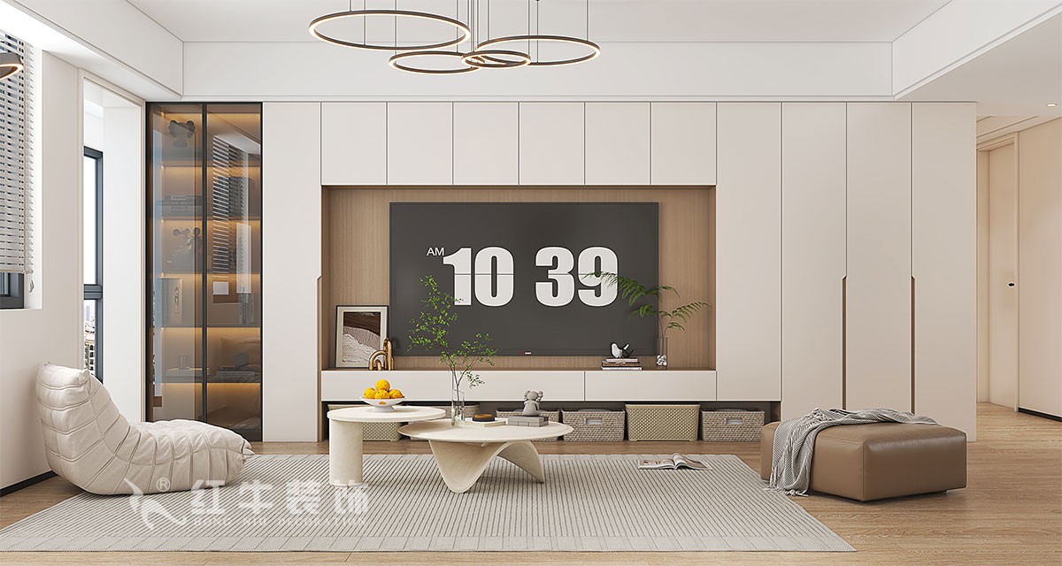 南京135㎡融僑中央花園裝修，邂逅簡約內斂的舒適生活
