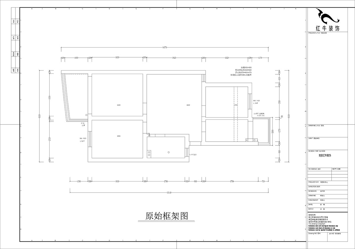 孟憲濤｜龍蟠花苑6-502-75㎡-現(xiàn)代簡約風(fēng)格｜3室1廳1衛(wèi)｜老房裝修｜定制家｜全包11萬｜00_01原始框架圖